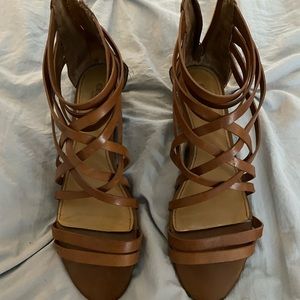 Crown Vintage Gladiator Wedge Sandals